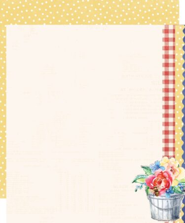 SIMPLE STORIES - COLLEZIONE Simple Vintage Linen Market - 12x12 Double-Sided Designer- -LIFE IS SWEET