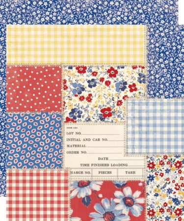 SIMPLE STORIES - COLLEZIONE Simple Vintage Linen Market -12x12 Double-Sided Designer- SWEET AND SIMPLE