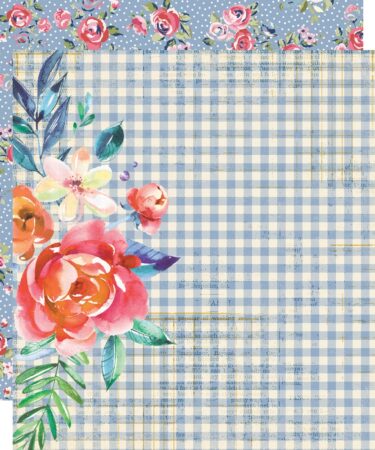 SIMPLE STORIES - COLLEZIONE Simple Vintage Linen Market - 12x12 Double-Sided Designer- FROM THE HEART