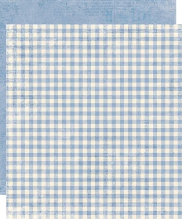 SIMPLE STORIES - COLLEZIONE Simple Vintage Linen Market -12x12 Double-Sided Designer- SUMMER SKY