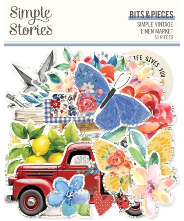 SIMPLE STORIES - COLLEZIONE Simple Vintage Linen Market -  BITS & PIECES