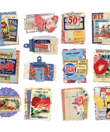 Alternative view of SIMPLE STORIES - COLLEZIONE Simple Vintage Linen Market - LAYERED BITS & PIECES