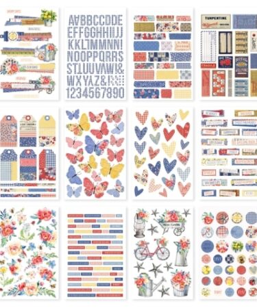 Alternative view of SIMPLE STORIES - COLLEZIONE Simple Vintage Linen Market -  STICKER BOOK