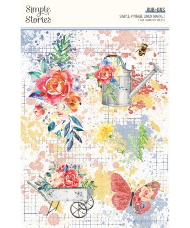 SIMPLE STORIES - COLLEZIONE Simple Vintage Linen Market - RUB ONS