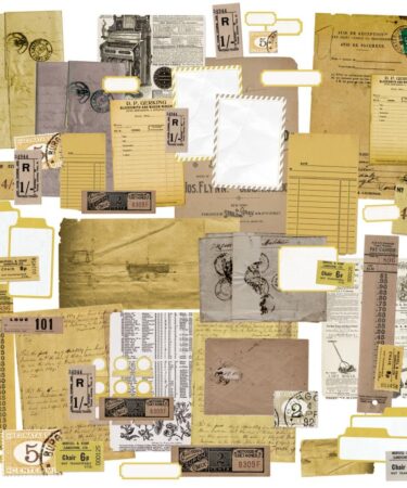 Alternative view of 49 AND MARKET Color Swatch: Collezione Ochre - Ephemera Stackers-60/Pkg