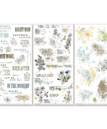 Alternative view of 49 AND MARKET - Collezione Krafty Garden - Rub-On Transfer Set- BLENDABLE