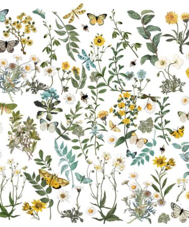 Alternative view of 49 And Market- Collezione Krafty Garden -  Laser Cut Outs- WILDFLOWER