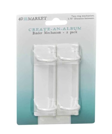 49 And Market Create-An-Album Binder Mechanism - White
