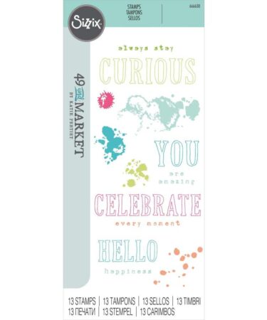 Sizzix Clear Stamps By 49 & Market