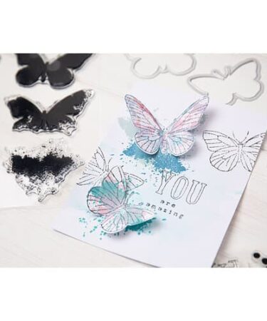 Alternative view of Sizzix Framelits Die & A5 Stamp Set By 49 & Market - 10/Pkg 666634