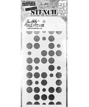 Tim Holtz Layered Stencil 4.125"X8.5" Spots