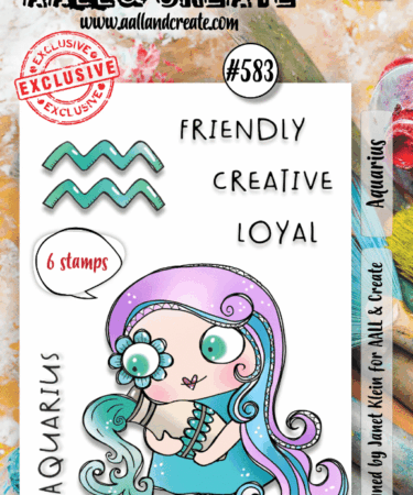 AALL & CREATE  - timbri #583 Acquarius