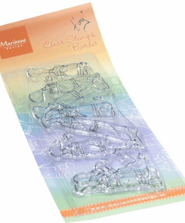 Marianne Design • Clear Stamps Tiny's Border Paint Tubes