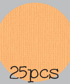 IL NEGOZIO DELLA MAMMA DI CLE- I CARTONCINI BASIC- TEXTURE – 12X12 POLLICI-PACCO DA 25 - ALBICOCCA