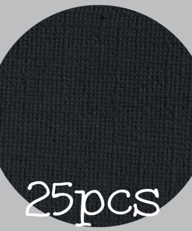 IL NEGOZIO DELLA MAMMA DI CLE- I CARTONCINI BASIC- TEXTURE – 12X12 POLLICI-PACCO DA 25 - NERO
