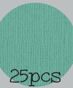 IL NEGOZIO DELLA MAMMA DI CLE- I CARTONCINI BASIC- TEXTURE – 12X12 POLLICI-PACCO DA 25 - VERDE LAGO