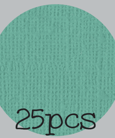 IL NEGOZIO DELLA MAMMA DI CLE- I CARTONCINI BASIC- TEXTURE – 12X12 POLLICI-PACCO DA 25 - VERDE LAGO