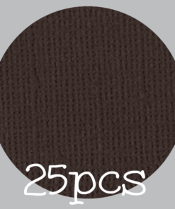 IL NEGOZIO DELLA MAMMA DI CLE- I CARTONCINI BASIC- TEXTURE – 12X12 POLLICI-PACCO DA 25 - CIOCCOLATA