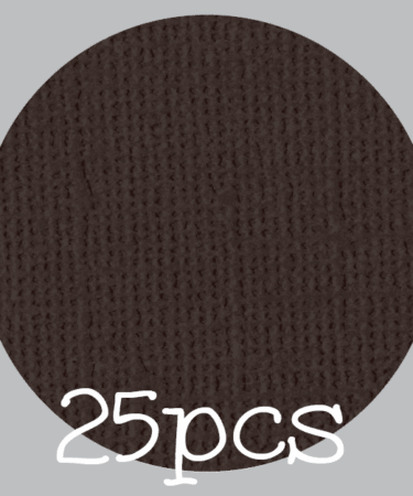 IL NEGOZIO DELLA MAMMA DI CLE- I CARTONCINI BASIC- TEXTURE – 12X12 POLLICI-PACCO DA 25 - CIOCCOLATA