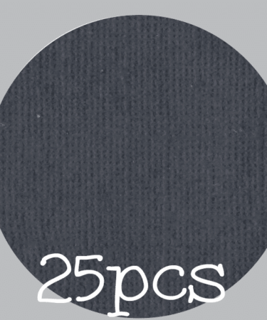 IL NEGOZIO DELLA MAMMA DI CLE- I CARTONCINI BASIC- TEXTURE – 12X12 POLLICI-PACCO DA 25 - GRIGIO NOTTE
