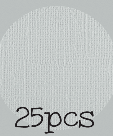 IL NEGOZIO DELLA MAMMA DI CLE- I CARTONCINI BASIC- TEXTURE – 12X12 POLLICI-PACCO DA 25 - GRIGIO CHIARO