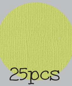 IL NEGOZIO DELLA MAMMA DI CLE- I CARTONCINI BASIC- TEXTURE – 12X12 POLLICI-PACCO DA 25 - VERDE ACIDO