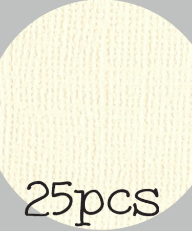 IL NEGOZIO DELLA MAMMA DI CLE- I CARTONCINI BASIC- TEXTURE – 12X12 POLLICI-PACCO DA 25 - CHANTILLY