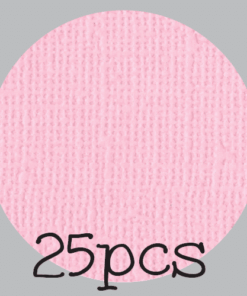 IL NEGOZIO DELLA MAMMA DI CLE- I CARTONCINI BASIC- TEXTURE – 12X12 POLLICI-PACCO DA 25 - ROSA BABY