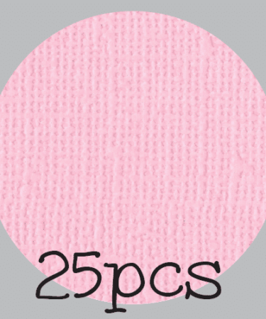 IL NEGOZIO DELLA MAMMA DI CLE- I CARTONCINI BASIC- TEXTURE – 12X12 POLLICI-PACCO DA 25 - ROSA BABY