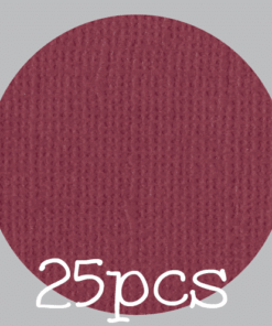 IL NEGOZIO DELLA MAMMA DI CLE- I CARTONCINI BASIC- TEXTURE – 12X12 POLLICI-PACCO DA 25 - ROSSO VINTAGE