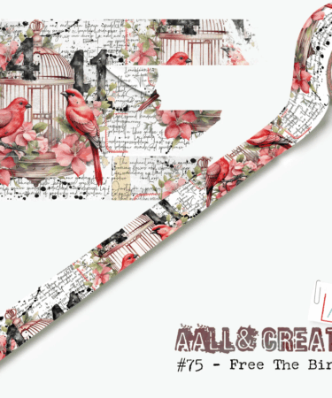 AALL & CREATE - #75 - Washi Tape - Free The Birds