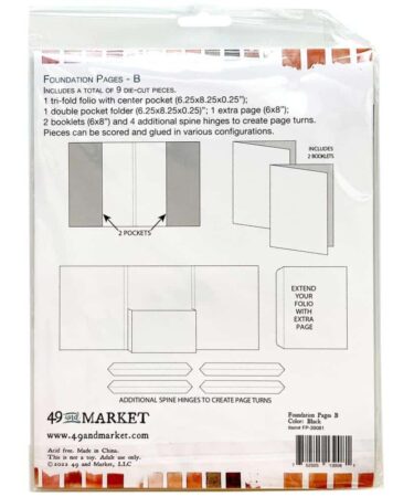 Alternative view of 49 And Market Memory Journal Foundations Pages B -Black