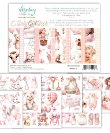 MINTAY - Collezione Baby Girl Book 15x20 cm (6"x8")
