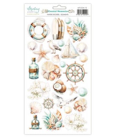 MINTAY - Collezione Coastal Memories, Paper Stickers - Element (6"x12")