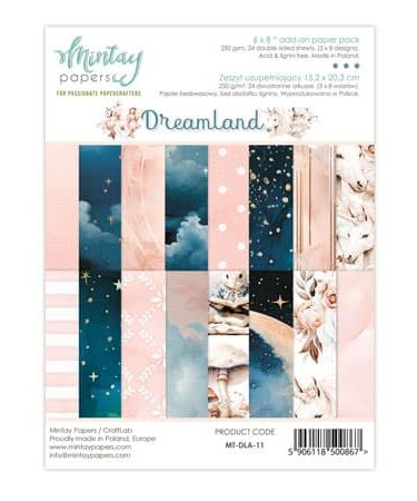 MINTAY - Collezione Dreamland, Add-On Paper Pack (6"x8")