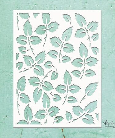 MINTAY -Stencil 6"x8" - Rose Leaves