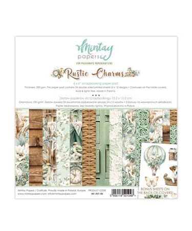 MINTAY - Collezione Rustic Charms, 15x15 cm (6"x6")