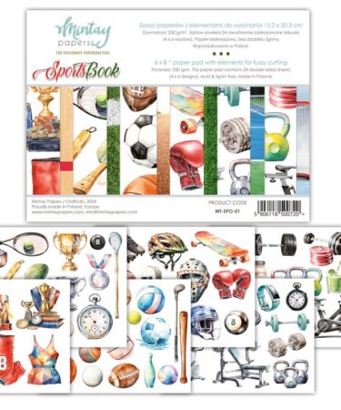 MINTAY - Collezione Sports Book 15x20 cm (6"x8")