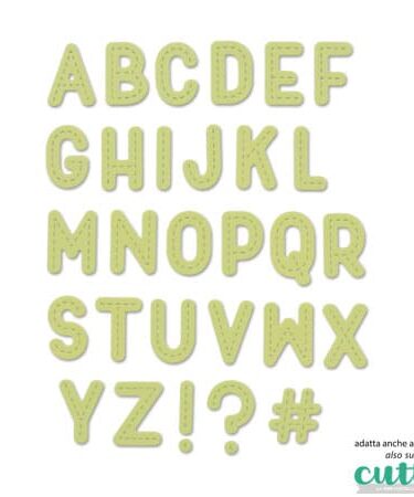 IMPRONTE D'AUTORE  - fustelle Puffy Alphabet