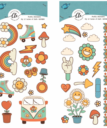 IL NEGOZIO DELLA MAMMA DI CLE - GLI ABBELLIMENTI DELLA CLE – MY 12 TALES OF 2024 - GIUGNO PUFFY STICKERS