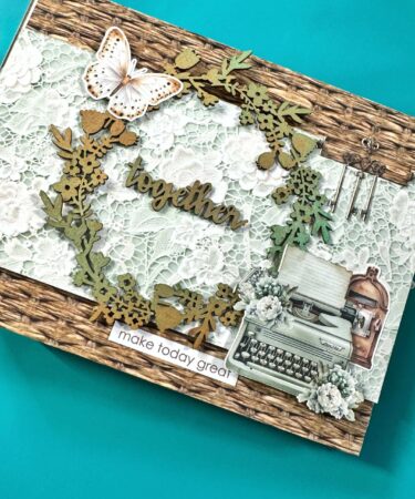 MINI ALBUM RUSTIC CHARMS - PRODOTTO CONTENITORE