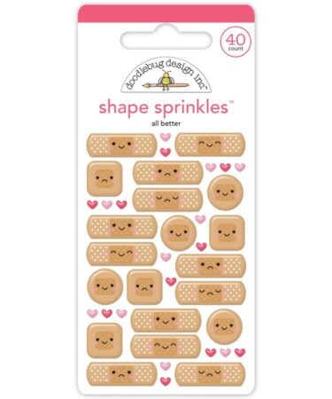 DOODLEBUG DESIGN - Collezione Happy Healing -  all better shape sprinkles