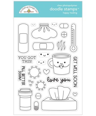 DOODLEBUG DESIGN -  Collezione Happy Healing - happy healing doodle stamps