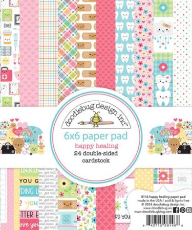 DOODLEBUG DESIGN - Collezione Happy Healing -  happy healing 6x6 paper pad
