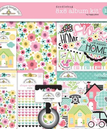 DOODLEBUG DESIGN - Collezione my happy place -  my happy place album kit