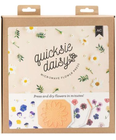 American Crafts Quicksie Daisy Flower Press Kit 15 Pieces