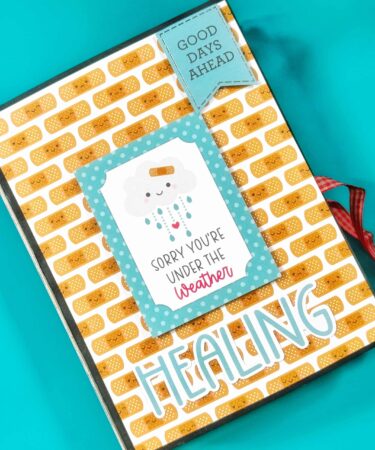 UN MINI FOLIO CON LA HAPPY HEALING- PRODOTTO CONTENITORE