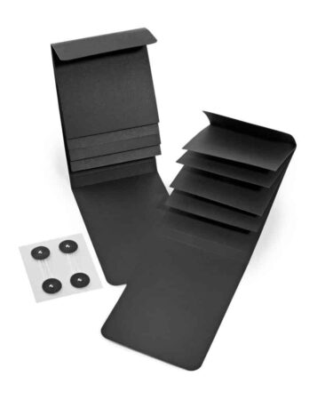 Alternative view of 49 And Market Create-An-Album Waterfall Enclosure Set 4"X6" - Black