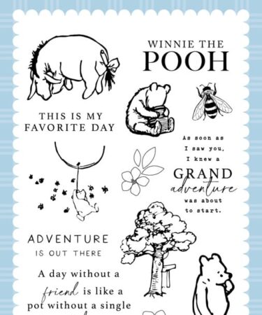 ECHO PARK - Collezione Winnie The Pooh -  Pooh And Friends Stamp Set 2