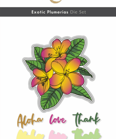 ALTE NEW - Exotic Plumerias die set
